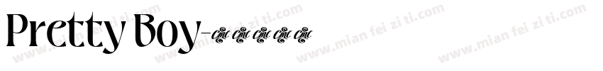 Pretty Boy字体转换